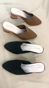 Selop Rajut Import Hak 5cm: Desain Selop Rajut Wanita