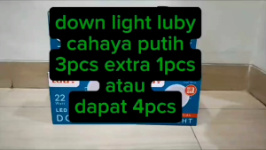BOHLAM LED PANEL / DOWN LIGHT LUBY PUTIH PAKET 4 PCS