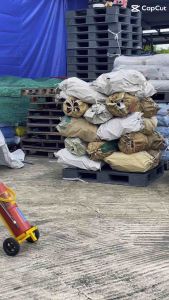 Made in Thailand รถเข็นถังดับเพลิงขนาด 10 ถึง 12 กิโล พร้อมล้อยางตันขนาด 6 นิ้ว เข็นง่ายเคลื่อนย้ายสะดวก