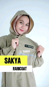 Jas Hujan Pria Wanita sakya Warna Biru