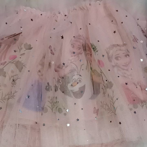 [ NEW ] Rok tutu Karakter Glitter import anak perempuan