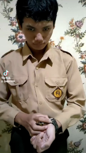 Baju Pramuka Penggalang Bahan Rapilo Tangan Panjang SD SMP SMA laki laki perempuan merk elde