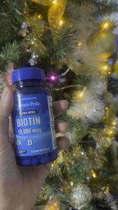 Viên Uống Mọc Tóc Puritans Pride Biotin 10000 mcg - 50 viên