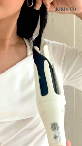 [รับประกัน 1 ปี]KIKI&CO Smart Curl เครื่องม้วนผมอัตโนมัติ  32mm ม้วนลอนง่าย ร้อนไว ผมไม่เสีย มีมอก. เพียงใส่ช่อผมลงในเครื่องแล้วกดปุ่ม เครื่องก็จะหมุนม้วนให้เอง เลือกได้ทั้งม้วนเข้า ให้ดูเป็นสาวหวานน่ารักา(KSM)