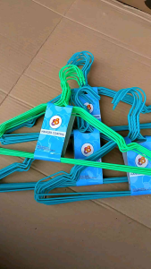 saebah jual hanger kawat warna 1 pak isi 10 pcs hanger jemuran baju
