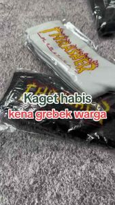 Kaos Kaki Oldschool Motif Merk Skate Panjang - Hosela Project