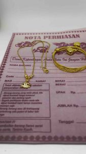 (L&A) Kalung anak hello kitty bonus gelang terbuat dari coin asli set perhiasan anak kalung dan gelang berlapis emas asli anti luntu anti karat