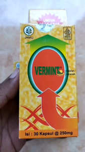 Vermint 30 Kapsul | Vermint 12 Kapsul | Ekstrak Lumbricus Rubellus (Cacing Tanah) Alami dan Aman | BERKAH AMANAH