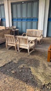 Kursi Tamu Minimalis Sedan Kayu Jati Set Meja Tamu Minimalis
