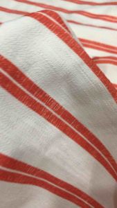 Vải Cotton xốp màu đỏ cam dày vừa form đứng (khổ 1m25)may đầm váy set comple thời trang