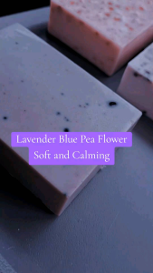 Sabun Mandi Lavender Susu Kambing Natural Lavender Butterfly Pea Flower Soap Antiaging Aromatherapy Organic Anti Jeragat Kulit Bersih tanpa Kulit Kering Suitable for Sensitive Skin