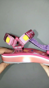 SANDAL BABY KIDS SANDAL ANAK LAMPU MENYALA SANDAL TALI ANAK PEREMPUAN TERBARU TOP ESISI GOPRO SIBERIA-LM LOLY-LM
