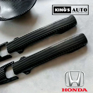 Paket All New Honda Brio 2023 2024 Cover Handle Outer Pintu Carbon Glossy