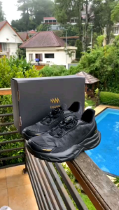 SEPATU EXDUMA SPARCO RACING BLACK TALI PUTAR SEPATU RUNNING SEPATU OLAHRAGA