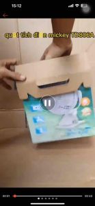 QUẠT KẸP TÍCH ĐIỆN MICKEY TD-806