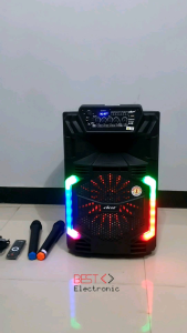 Speaker Aktif Trolley 12 Inch DAT DT 1220 DT1220 DT-1220 ECO+ BLUETOOTH