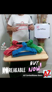 UNBREAKABLE Hanger -36 PCS +FREE 10pcs Sipit- Hanger Medium Size: 13.5 Inches