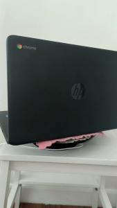 HP Chromebook 1(35.6 c4A G5 Int14-inchm) HD(1366 x 768) Anti-Glare Display (8GB RAM/32GB SSD) Type C charger