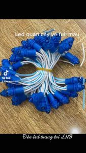 Đèn led quấn cây f5 điệp áp 12v bọc nhựa (50b/bó)led chăng cây