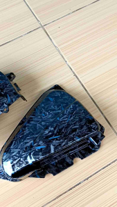 Tutup Filter Dan Tutup Kipas Pgm Fi Beat Scoopy Vario 110 Carbon 2013-2014 ( Starter Kasar )