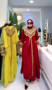 Gamis New Arabian bordir varian warna//Gamis Arabian Dewasa kekinian //COD//Yunita Lestari Fashion//