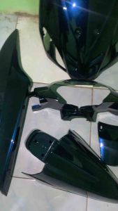 Cover Body Halus & Tahan Lama untuk Yamaha Mio Sporty Monlight Blue Custom