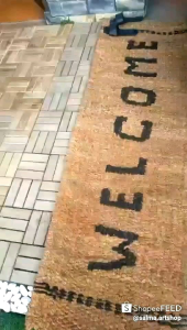 Keset Welcome Serabut Kelapa: Keset Lantai Depan Rumah Anti Slip