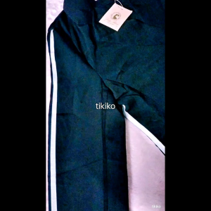 Lady Maria 4XL blazer+กางเกงสีดำแต่งแถบสีขาว+เชือกผูกเอว