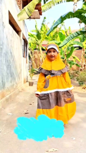 GAMIS warna canda naf/Gamis Anak Syari Kids Model Terbaru/Gamis Anak Syari Kids Model Terbaru