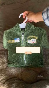 Jaket Bulu Telinga Halus Usia 6-12 Bulan