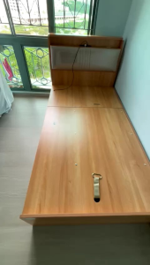 Super single bed customize Singapore/Bed frame customize with light and USB charger with hydraulic customize