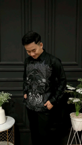 Baju Batik Pria Kemeja Batik Pekalongan Murah Lengan Panjang Motif mataram New Modern Seragam Pesta Resespsi Kantor Kerja Dinas Keren arunika batik
