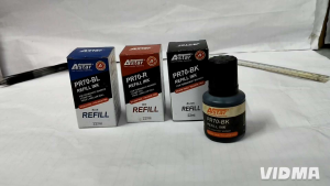 Astar 22ml permanent marking ink refill PR70-BL PR70-R PR70-BK for stationery and office use.
