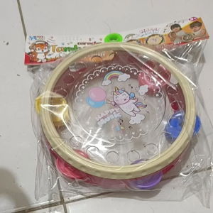 COD PROMO BU01 MAINAN ANAK RATTLE BAYI / TAMBOURINE KARAKTER / MAINAN BAYI MUSIK MUSIC KERINCINGAN