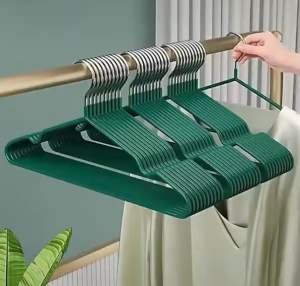 🔥HARGA MURAH🔥5 PIECES Adult and kids anti slip stainless steel clothes hanger baju penyangkut hanger clothes