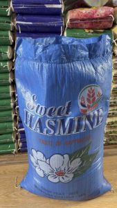 25 KG. SWEET HASMINE RICE (TASTE OF HAPPINESS-WHOLE WHITE GRAINS)