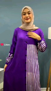 Gamis Klok A / Batik Cap Pakaian Wanita Bahan Ori