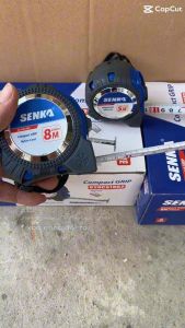 Thước rút thước cuộn lỗ ban phong thủy 2 mặt Senka chống va đập 5m - 75m hàng đẹp chắc chắn