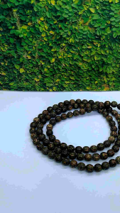 MAHEN CRAFT kalung tasbih kayu Liwung hitam model bulat C32