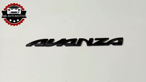 Logo Emblem Bagasi Tulisan Avanza Doff High Quality