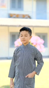 SURJAN BAJU ADAT LURIK ANAK COWO CELANA HITAM