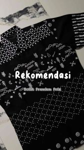 Balak Ndol Kemeja Batik Pria Lengan Pendek Slimfit Lapis Furing
