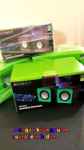 Robot RS260 Multimedia Speaker Cable Deep Bass Jack Usb 35mm Portable Music Mini For Komputer Gaming Office Pc