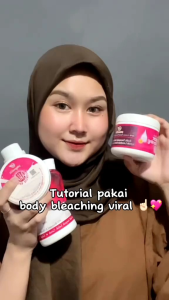 MISONELLS BLEACHING AHA BODY SERUM / BLEACHING VIRAL / ORIGINAL 100% HALAL MISONELLS BUNDLING LOTION BOOSTER 250GR-BLEACHING 100GR-AHA SERUM 30ML