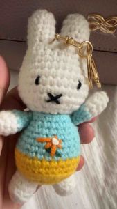 Miffy White Keychain