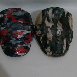 Flat Cap/Topi Pelukis/Total Creation Camouplage Mesh Baret Ringan - Lingkar Topi 54-60 cm