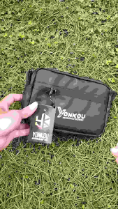 Tas Slingbag Waterproof 2in1 Pria Cowok Terbaru Hitam