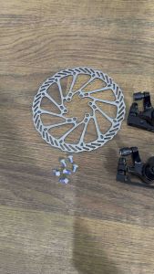 ( DSK400 ODESSY KOMPLIT FREE PIRINGAN ) discbrake rem cakram kaliper sepaket brakeset mekanik kaliper caliper rotor disc brake rem cakram mecanic sepeda Lipat MTB Federal Gunung Rotor