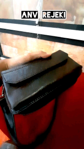 Tas Taji Velcro New Model (Cokelat Gelap)