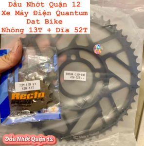 Xe Máy Điện DAT BIKE QUANTUM Nhông 13T - Dĩa 52T Recto Thailand